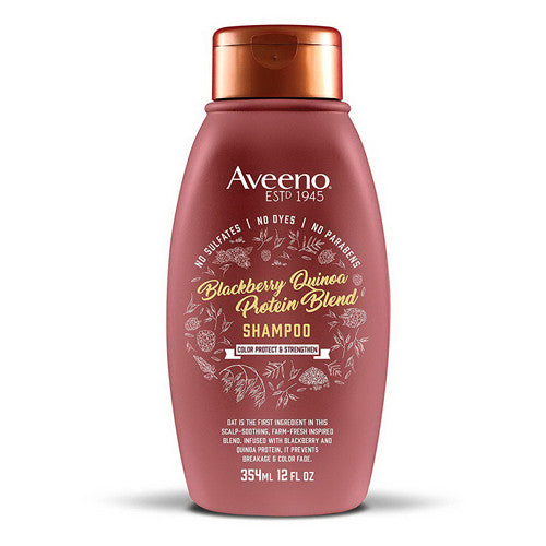 Aveeno Shampoo Blackberry Quinoa Protein Blend, 12 Oz